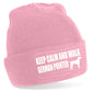 Keep Calm & Walk German Pointer Beanie Hat Dog Lovers Gift For Men & Ladies
