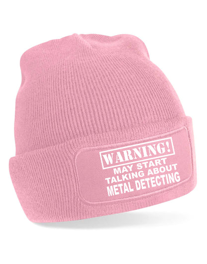 May Talk About Metal Detecting Beanie Hat Birthday Gift for Men Women Hat