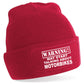 May Talk About Motorbikes  Beanie Hat For Lovers Of Biking Unisex Hat
