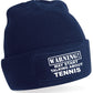 May Talk About Tennis Hat Tennis Player Gift For Men & Ladies Birthday