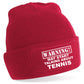 May Talk About Tennis Hat Tennis Player Gift For Men & Ladies Birthday