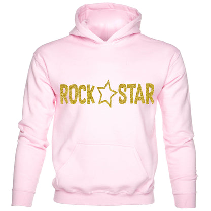 Rock Star Pop Princess Hoodie Kids Birthday Hoodie Girls