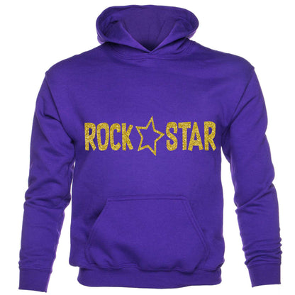 Rock Star Pop Princess Hoodie Kids Birthday Hoodie Girls