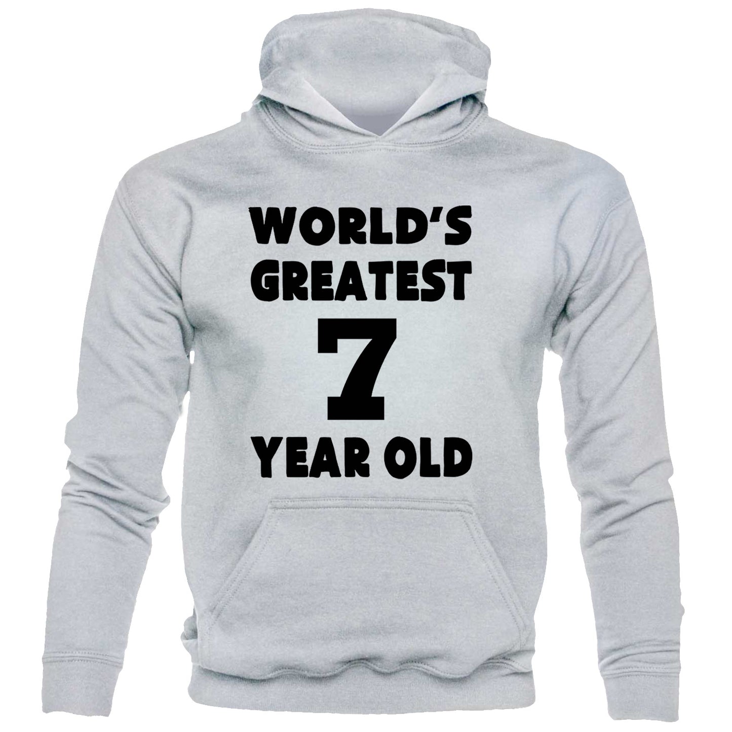 Happy Birthday Hoodie Age 7 7th