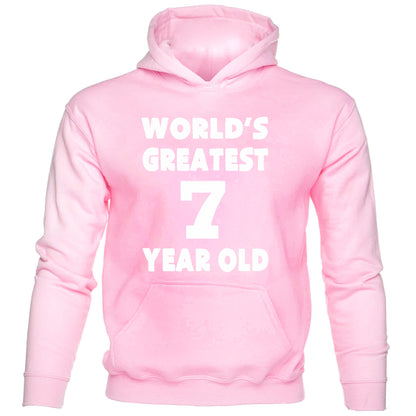 Happy Birthday Hoodie Age 7 7th
