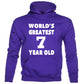 Happy Birthday Hoodie Age 7 7th