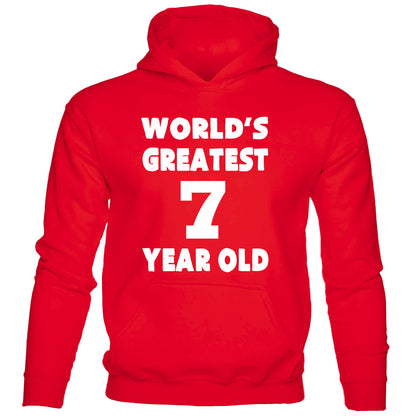 Happy Birthday Hoodie Age 7 7th
