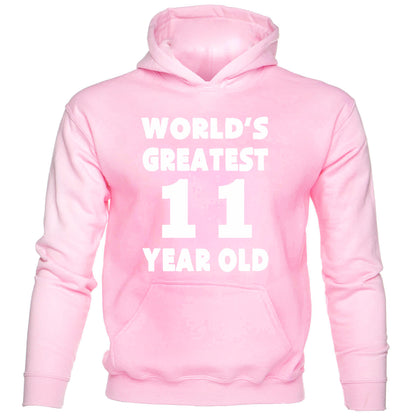 Worlds Greatest 11 Year Old 11th Birthday Hoodie