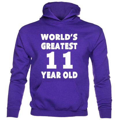 Worlds Greatest 11 Year Old 11th Birthday Hoodie