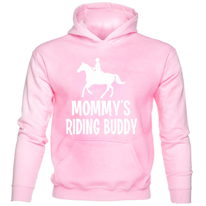 Mommy's Horse Riding Buddy Hoodie