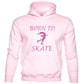 Born To Skate Ice Skating Kids Hoodie