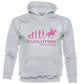 Evolution Of Horse Riding Pony Kids Hoodie