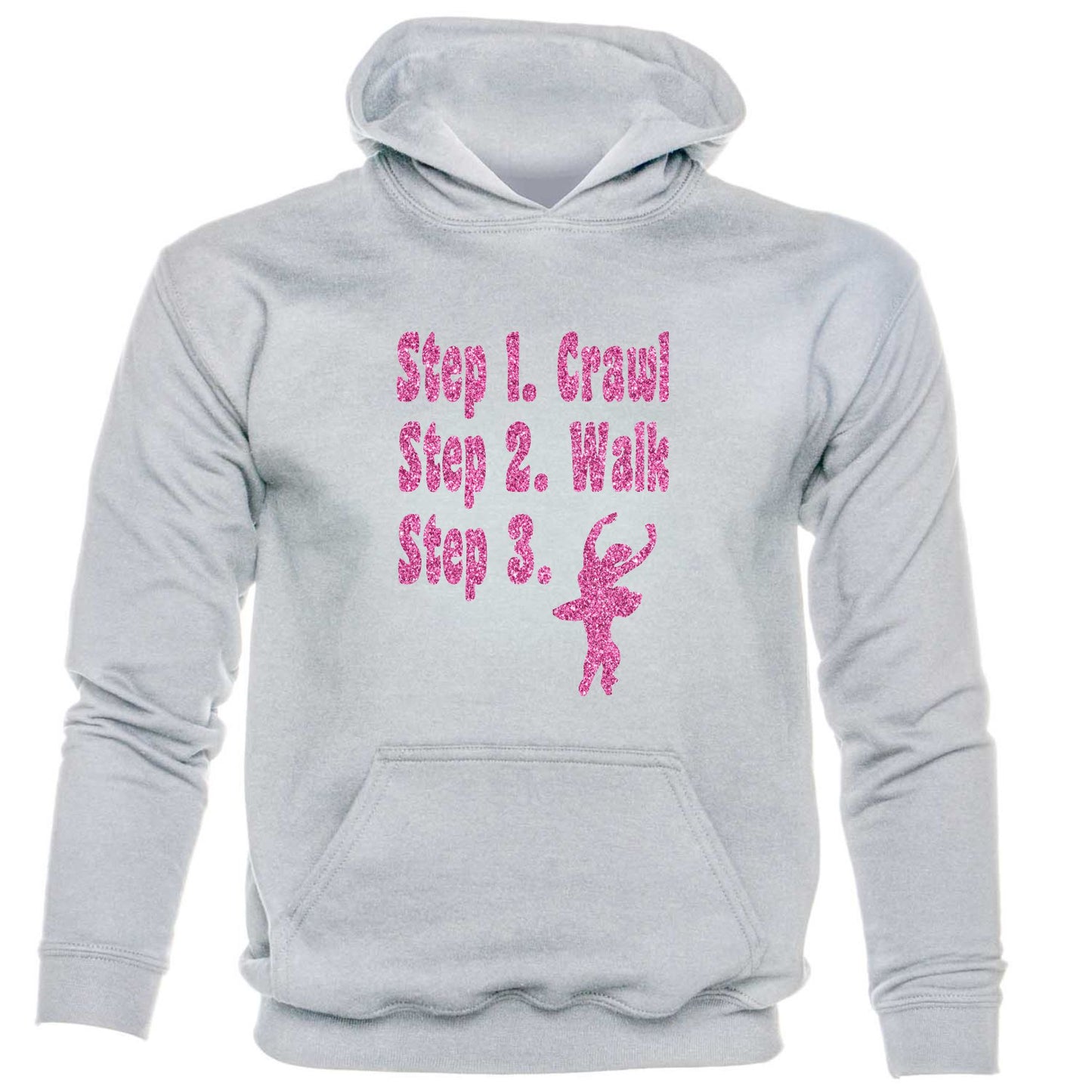 Steps To A Ballerina Dancer Disco Kids Hoodie