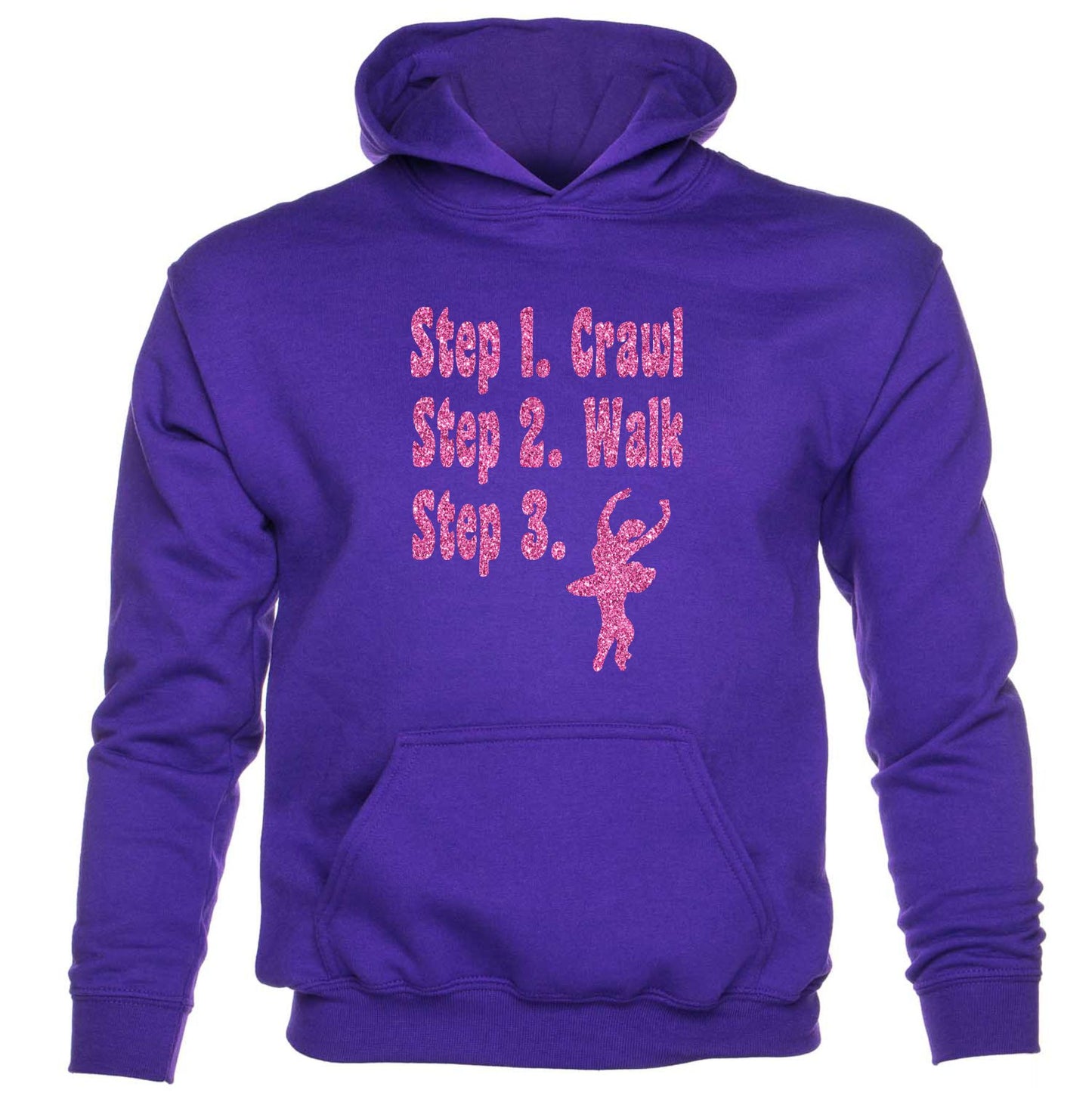 Steps To A Ballerina Dancer Disco Kids Hoodie