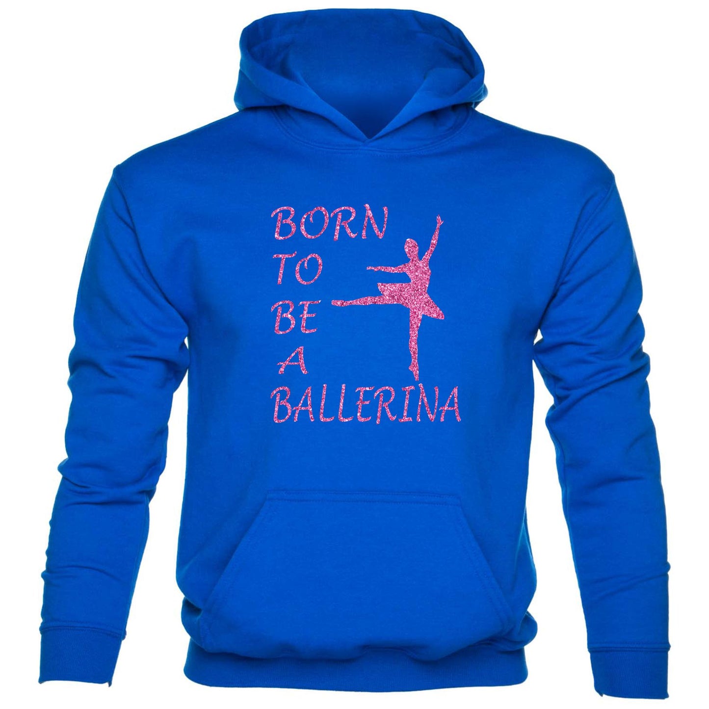 Born To Be A Ballerina Ballet Dancing Kids Hoodie