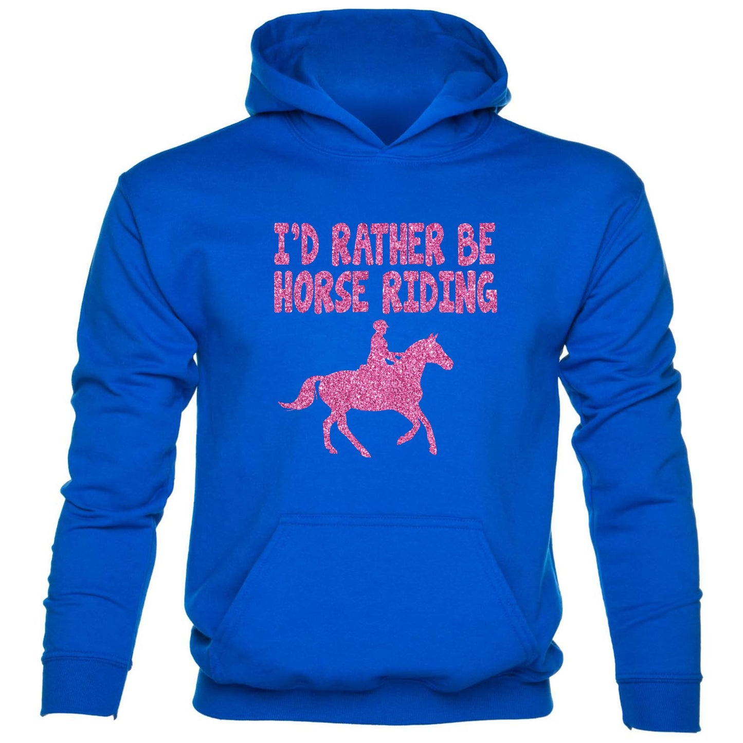 I'd Rather Be Horse Riding Girls Pony Kids Hoodie