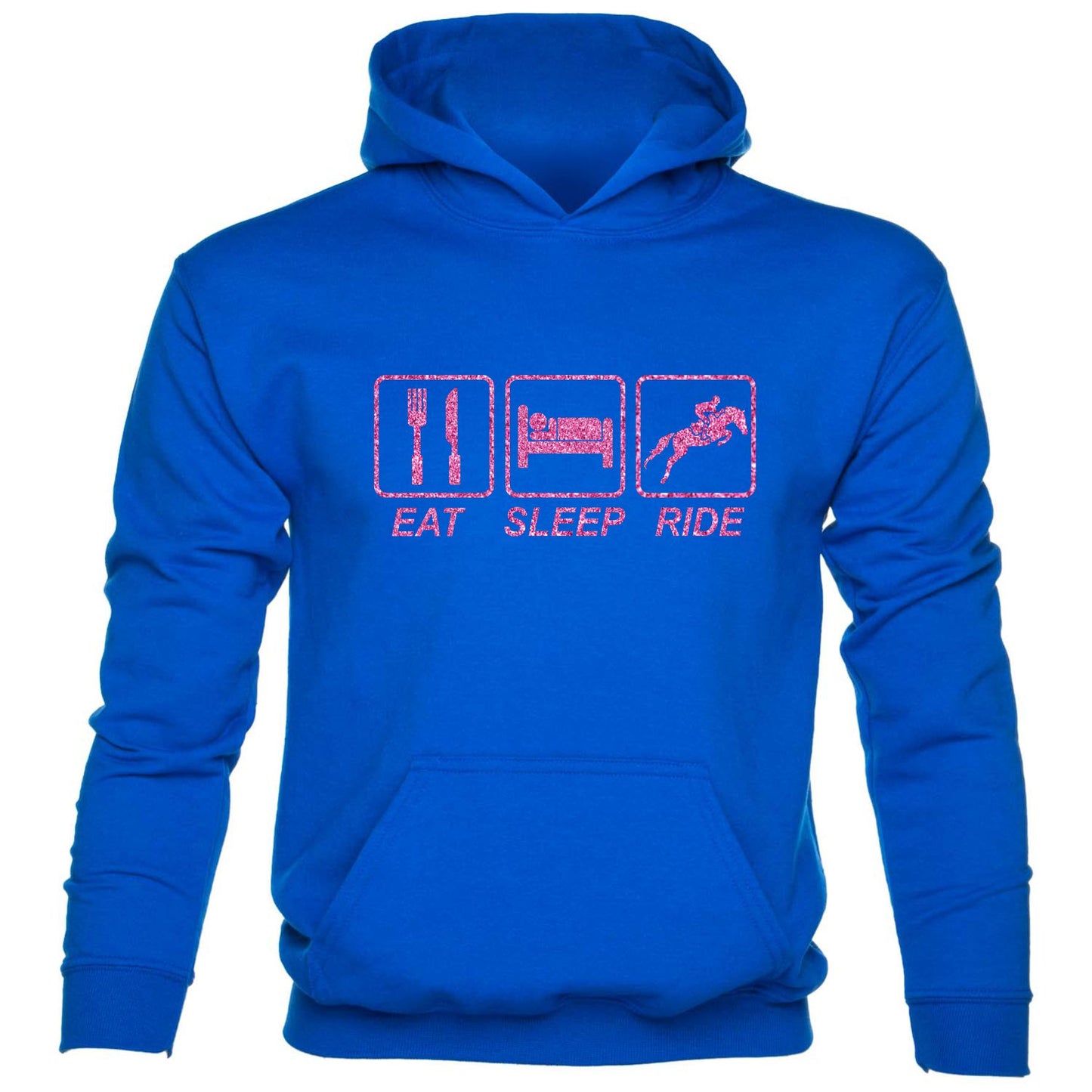 Eat Sleep Ride Horses Horse Riding kids Hoodie