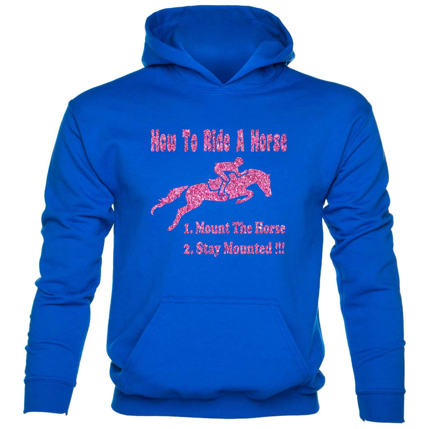 How To Ride A Horse Pony Horse Riding kids hoodie