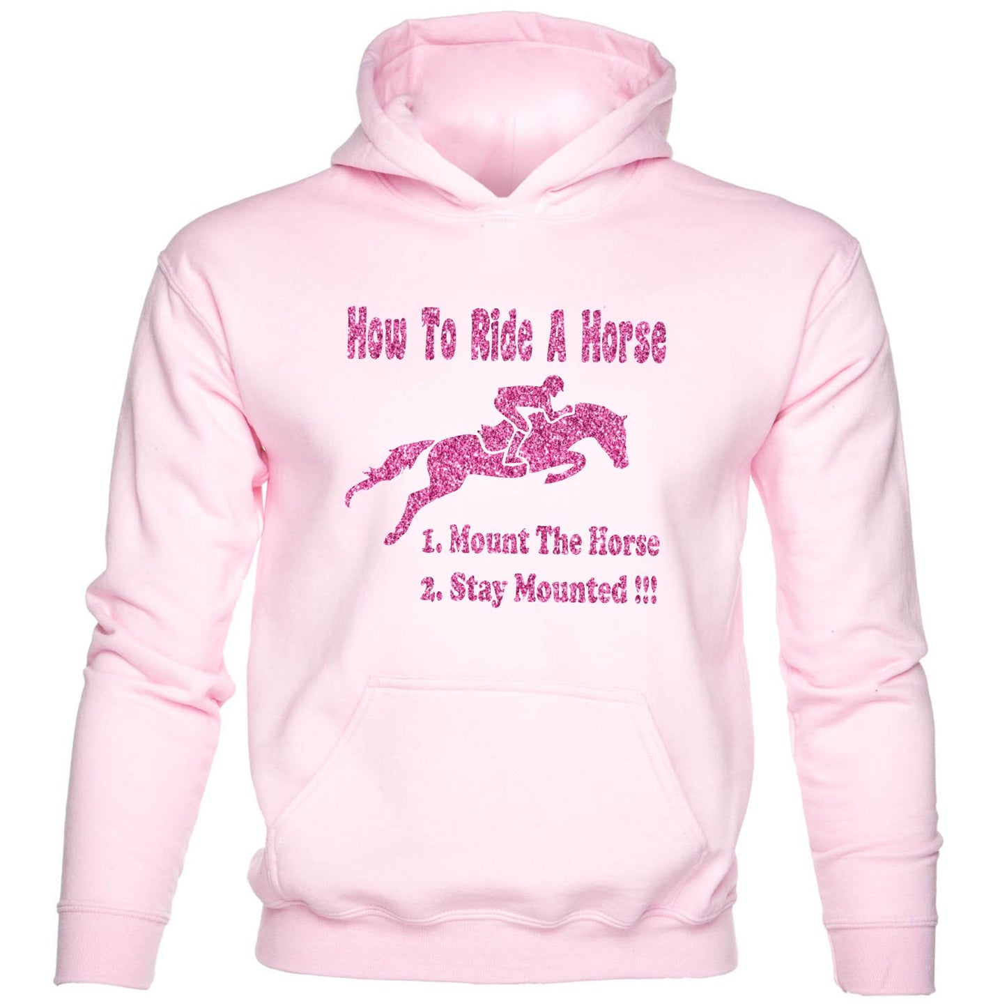 How To Ride A Horse Pony Horse Riding kids hoodie