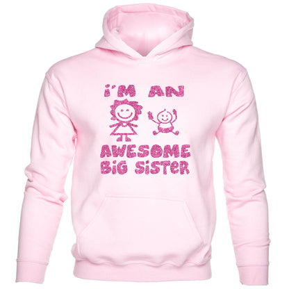 I'm The Awesome Big Sister kids hoodie