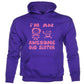 I'm The Awesome Big Sister kids hoodie