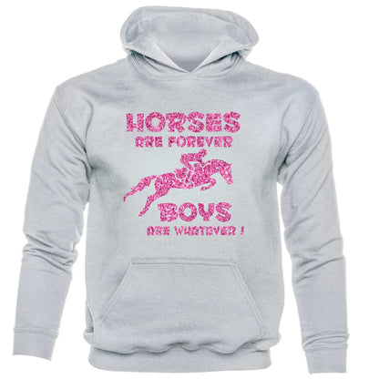 Horses Are Forever Ponies Girls Birthday Hoodie