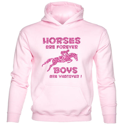 Horses Are Forever Ponies Girls Birthday Hoodie