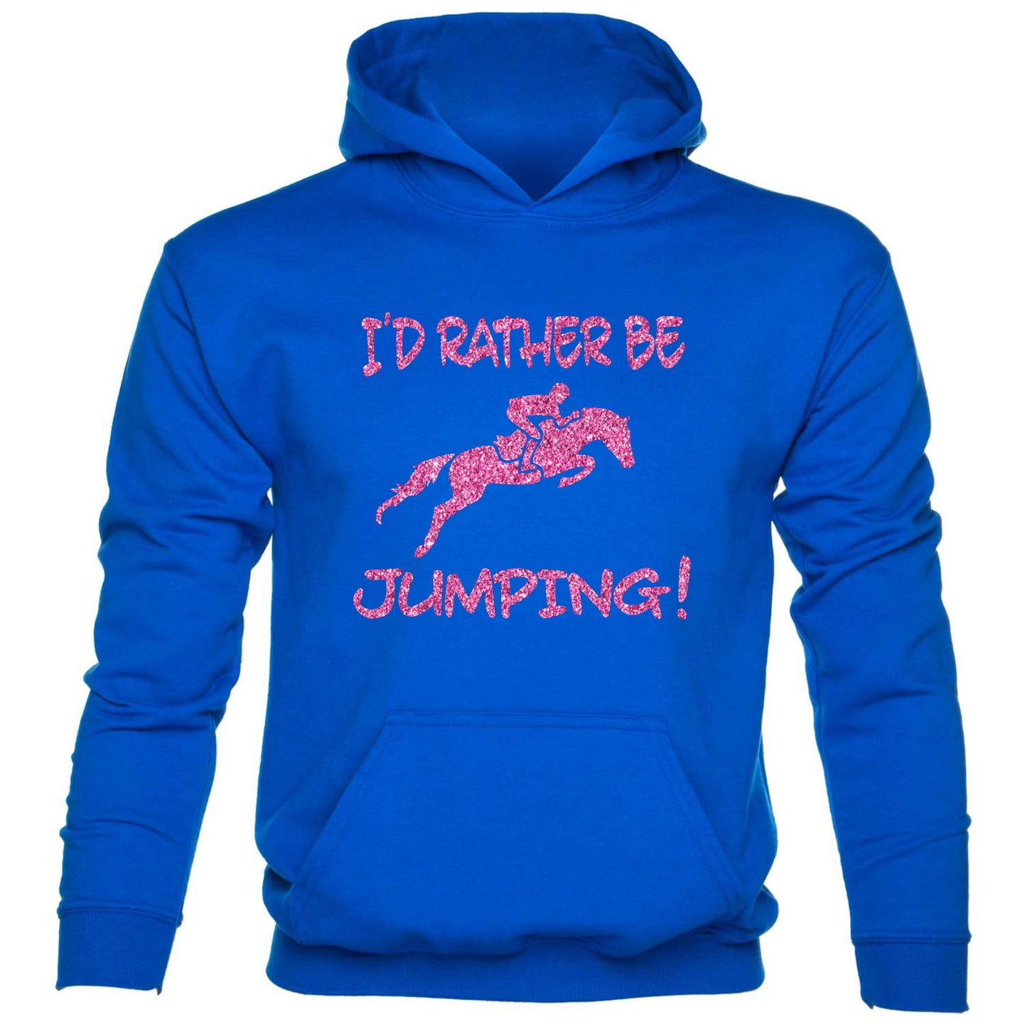 I'd rather Be Jumping Hores Riding Ponies kids hoodie