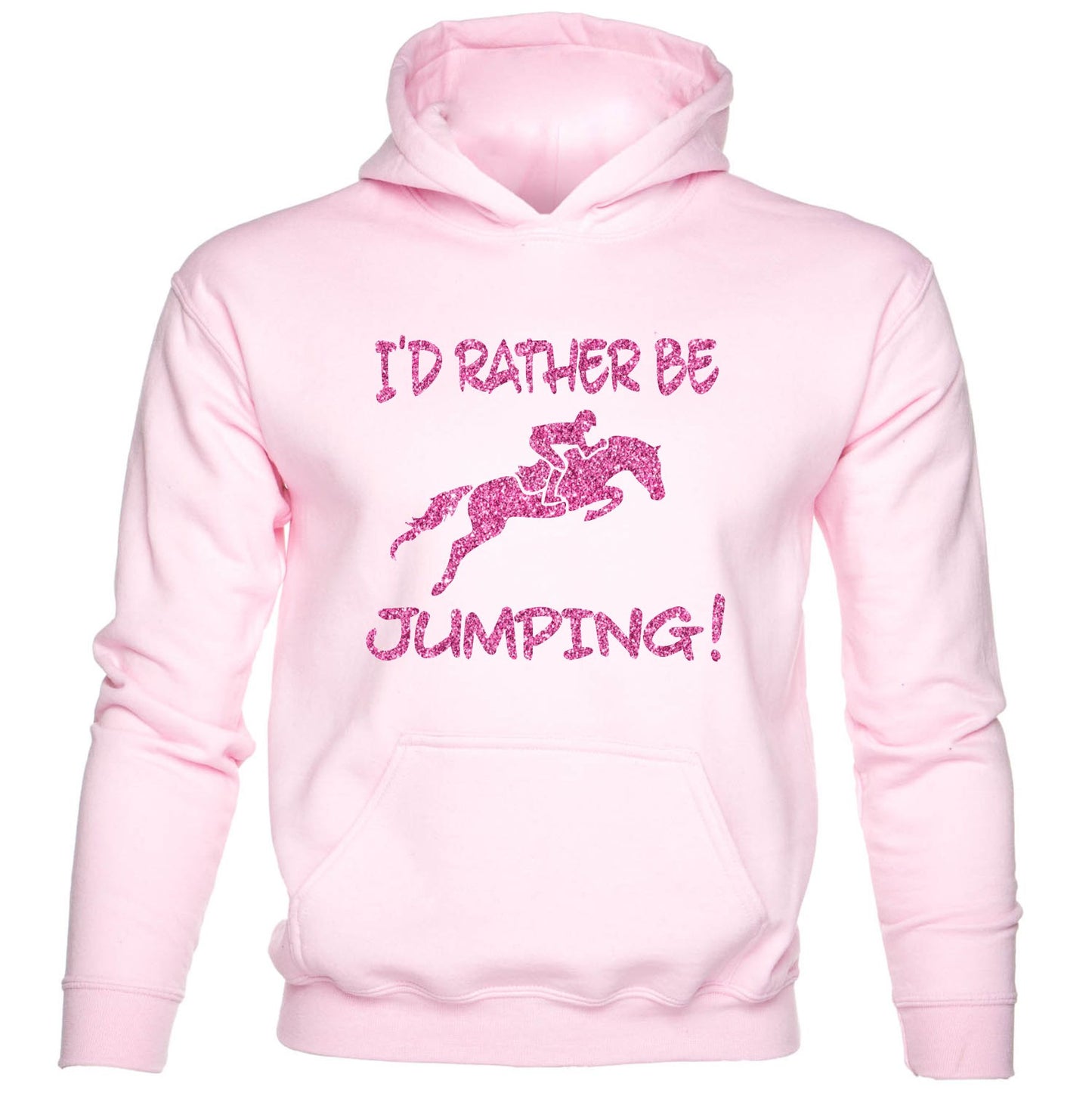 I'd rather Be Jumping Hores Riding Ponies kids hoodie