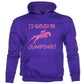 I'd rather Be Jumping Hores Riding Ponies kids hoodie