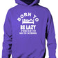 Born to Be Lazy Forced to Go To School Kids Hoodie