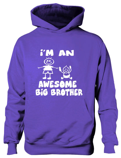 I'm An Awesome Big Brother Kids Hoodie