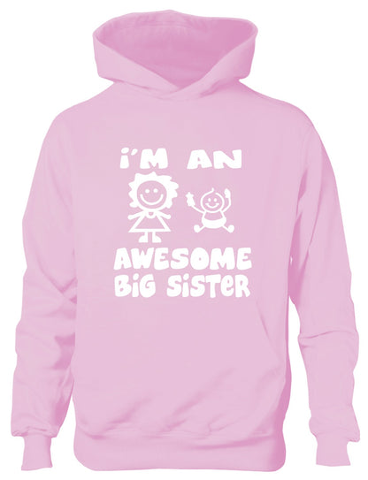 I'm An Awesome Big Sister Funny Kids Hoodie