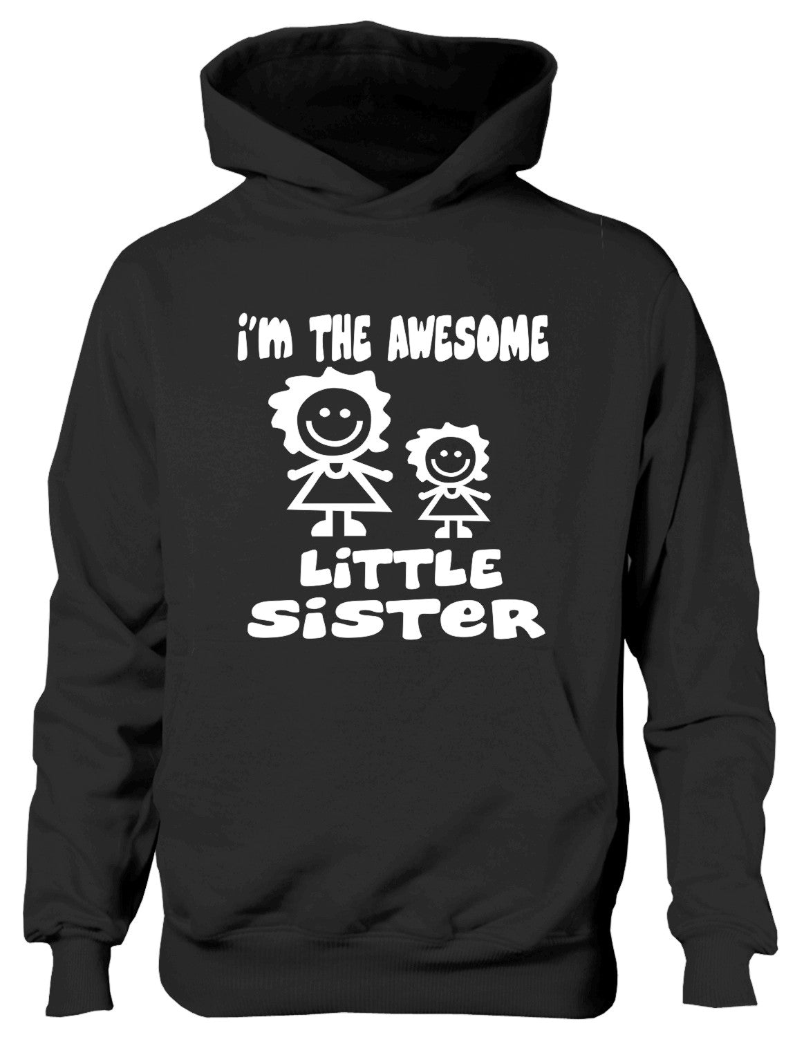 I'm The Awesome Little Sister Of Big Sister Kids Hoodie