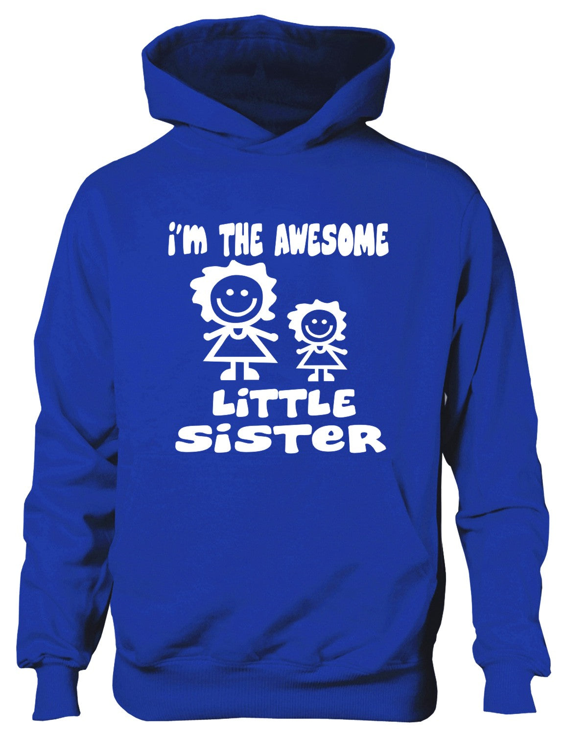 I'm The Awesome Little Sister Of Big Sister Kids Hoodie