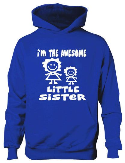 I'm The Awesome Little Sister Of Big Sister Kids Hoodie