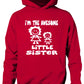 I'm The Awesome Little Sister Of Big Sister Kids Hoodie