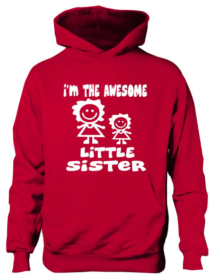 I'm The Awesome Little Sister Of Big Sister Kids Hoodie