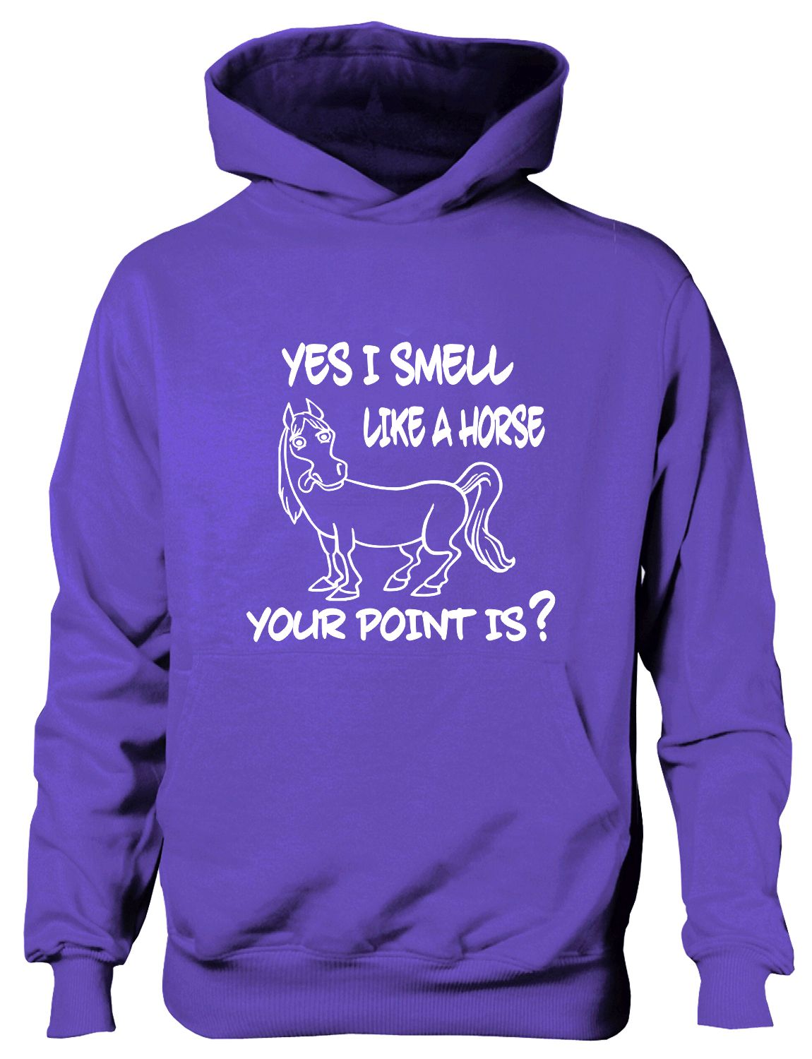 Yes I Smell Like A Horse Pony Horse Riding Kids Hoodie