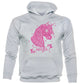 Kids Personalised Hoodie Unicorn Any Name Birthday Gift Amelia In Pink Glitter