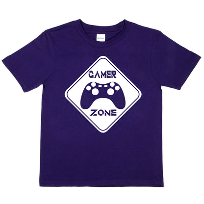 Kids T-shirt Gamer Zone T-Shirt For Birthday Playstation Present