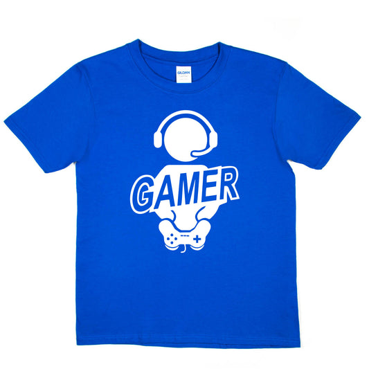 Kids T-shirt Gamer Cool T-Shirt Gaming Tee Boys Girls X Box Inspired
