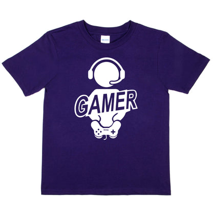 Kids T-shirt Gamer Cool T-Shirt Gaming Tee Boys Girls X Box Inspired