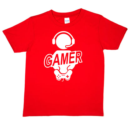 Kids T-shirt Gamer Cool T-Shirt Gaming Tee Boys Girls X Box Inspired