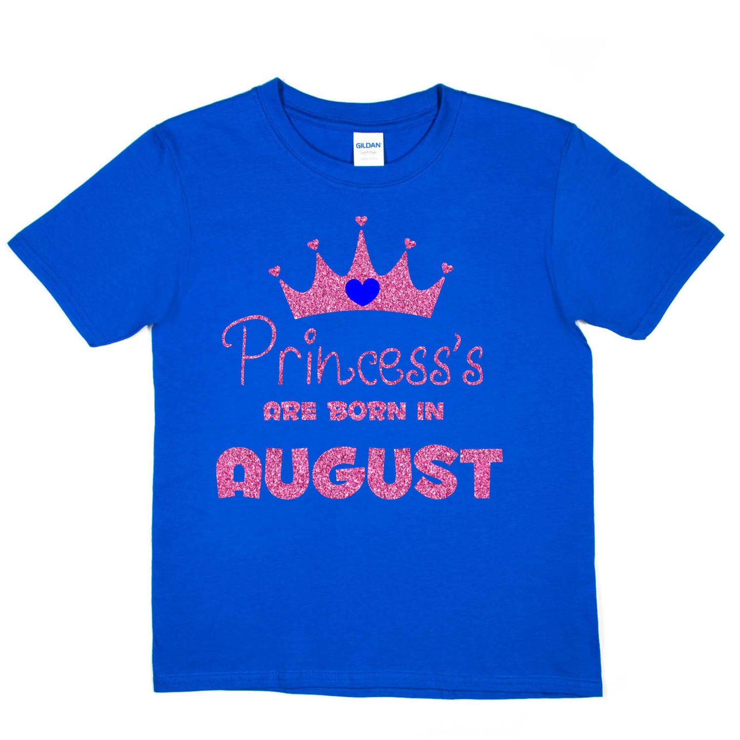 Birthday Girls T-shirt Princess's Are Born In August T-Shirt