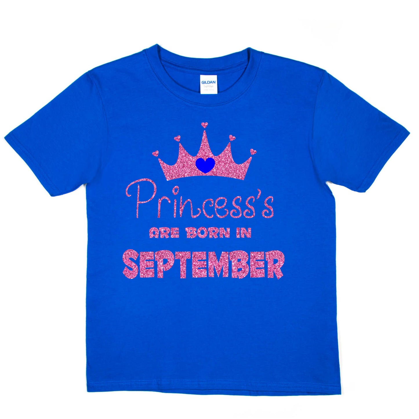 Birthday Girls T-shirt Princess's Born In September T-Shirt