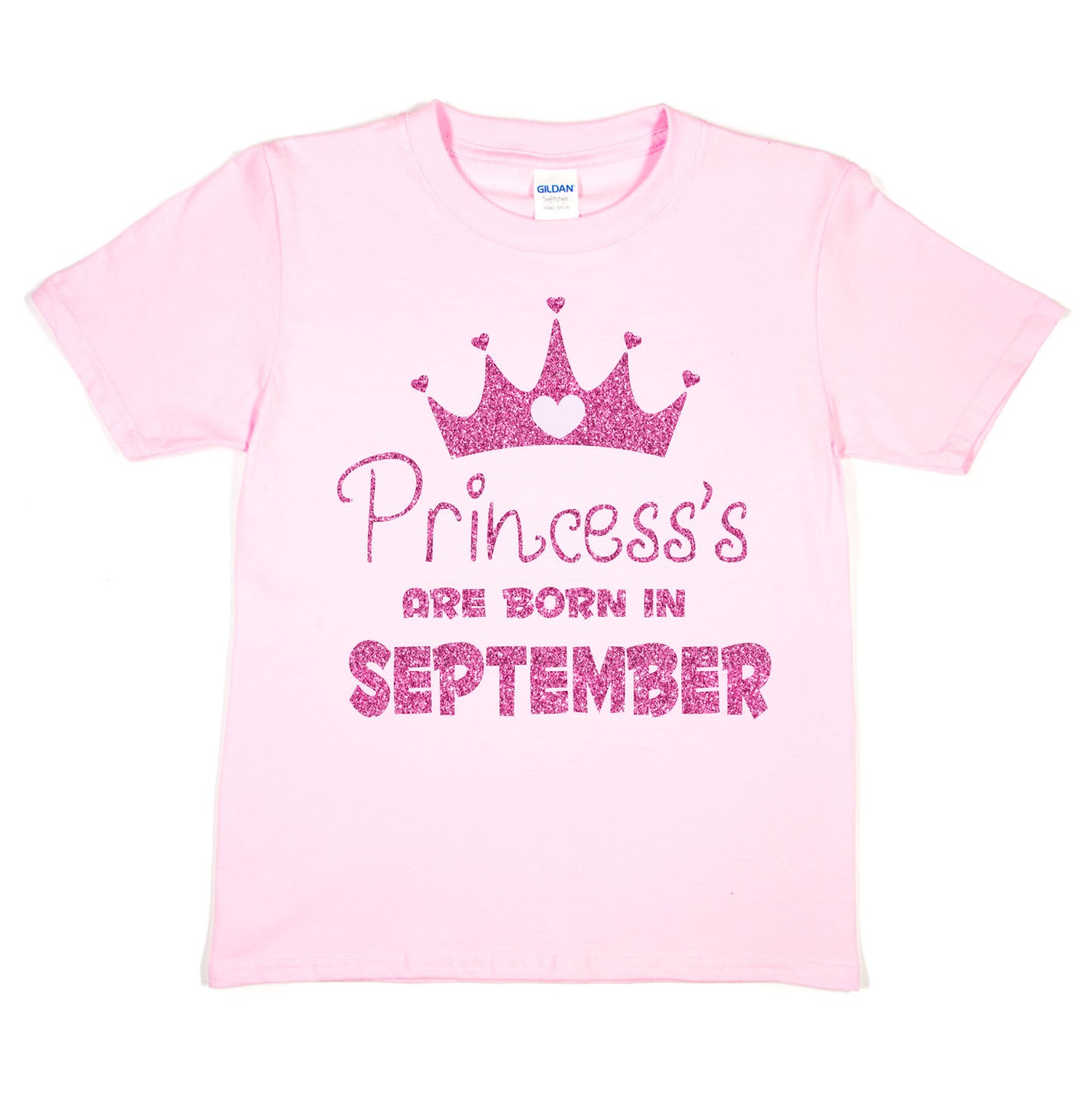 Birthday Girls T-shirt Princess's Born In September T-Shirt
