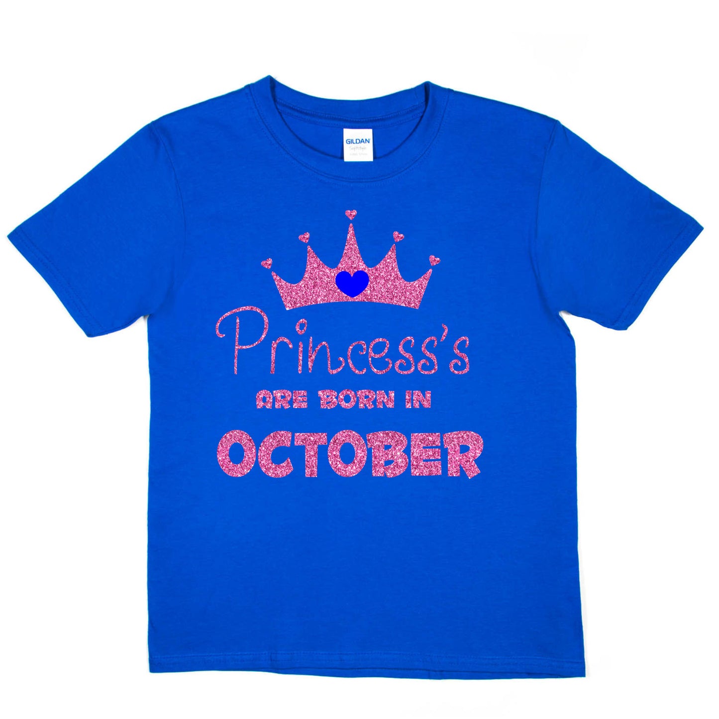 Birthday Girls T-shirt Princess's Born In October T-Shirt
