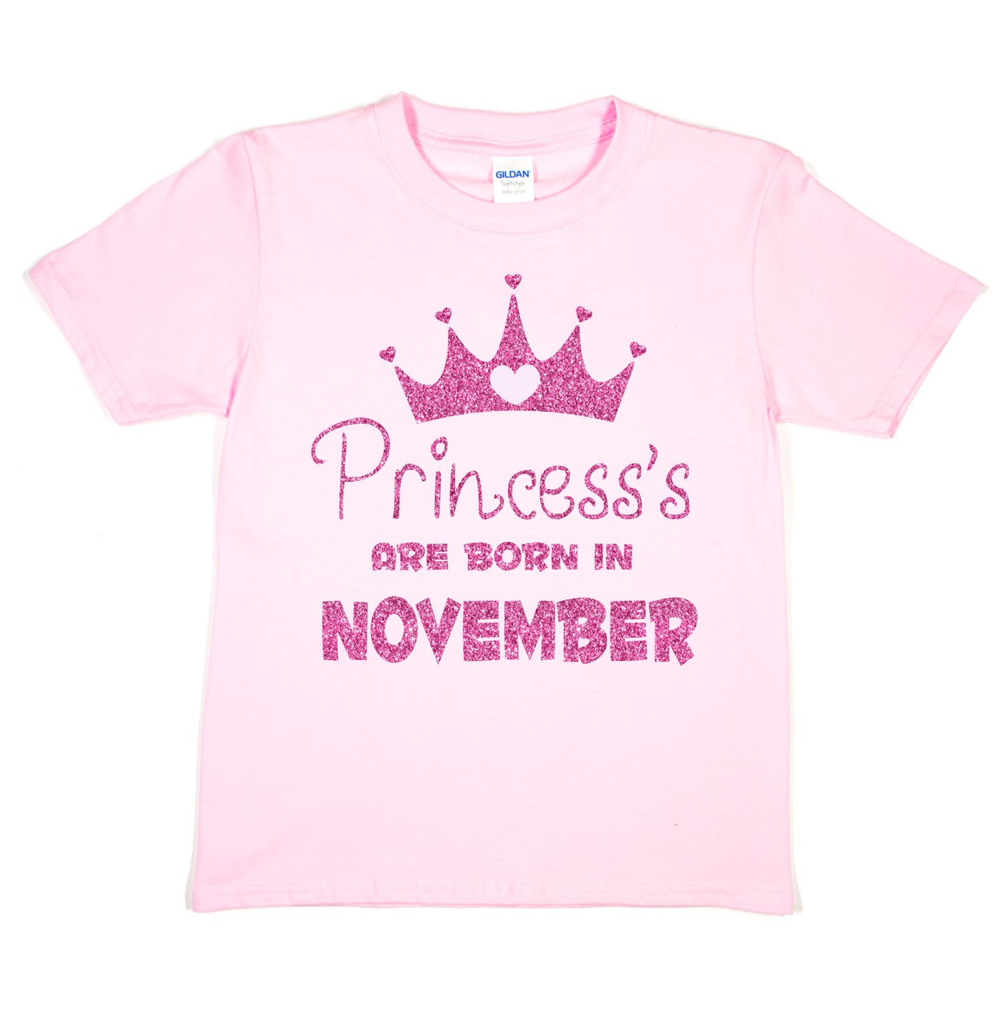 Birthday Girls T-shirt Princess's Born In November  T-Shirt