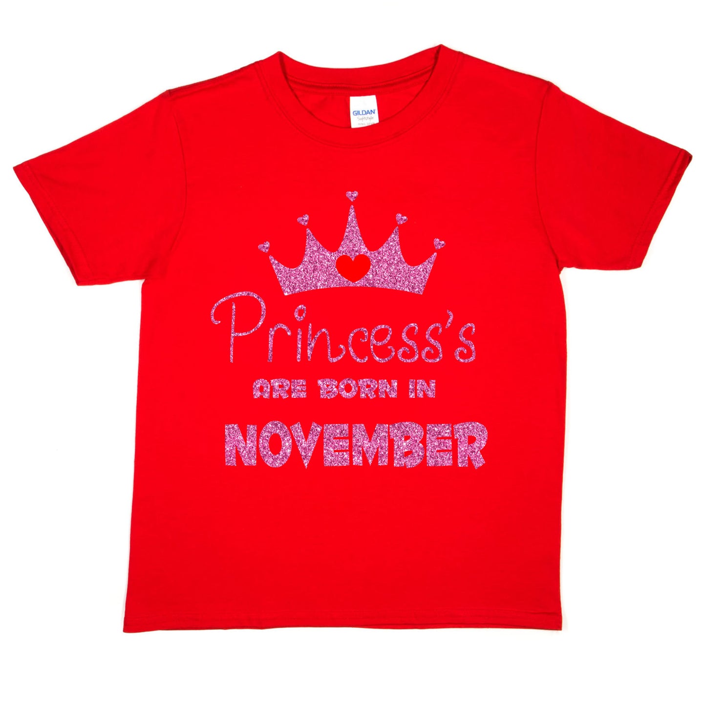 Birthday Girls T-shirt Princess's Born In November  T-Shirt